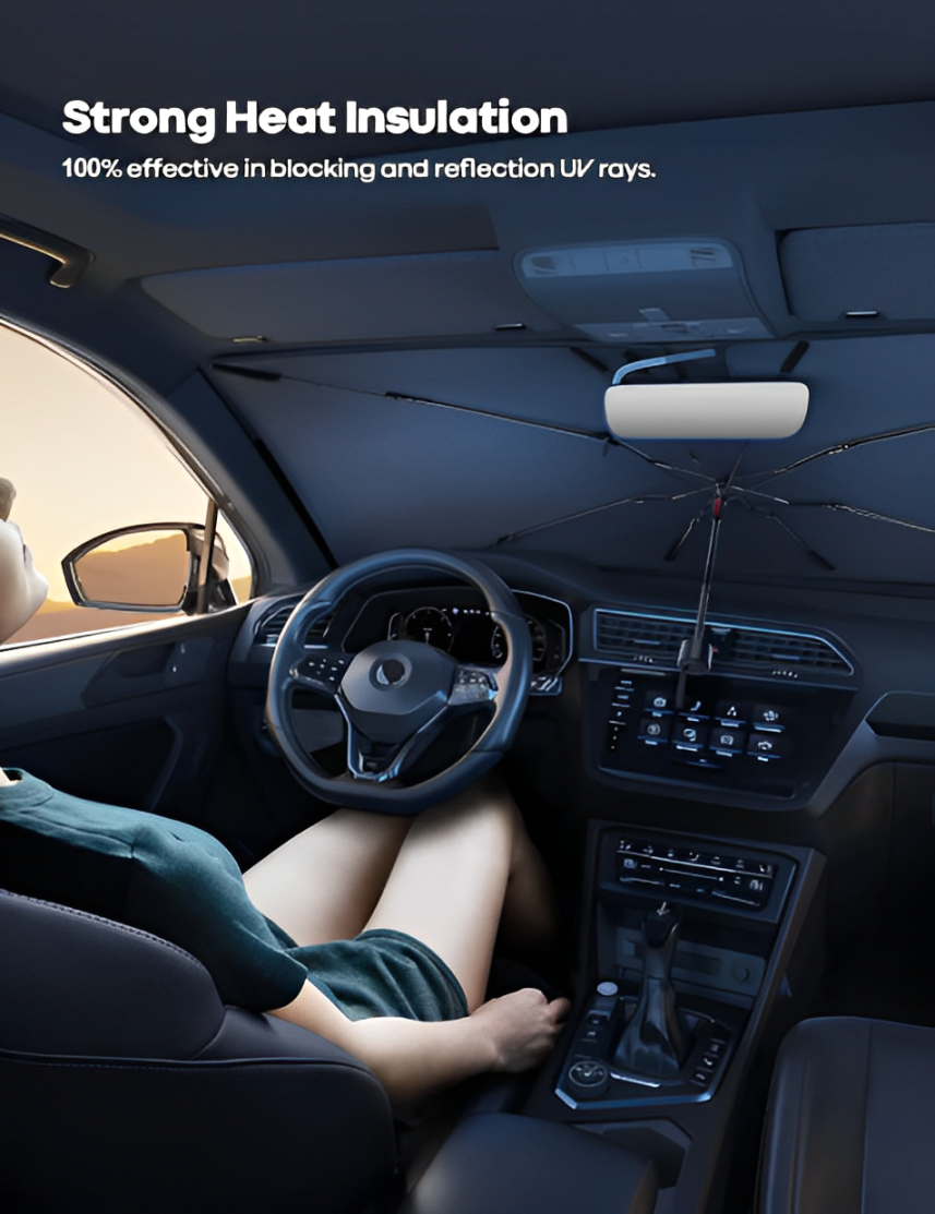 CarEssential's Universal Car Sunshade Umbrella